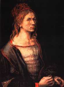 Albrecht Durer - Self-portrait at 22 - (buy oil painting reproductions)