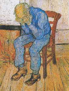 Vincent Van Gogh - Old Man in Sorrow - (own a famous paintings reproduction)