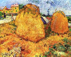 Vincent Van Gogh - Haystacks in Provence - (buy paintings reproductions)