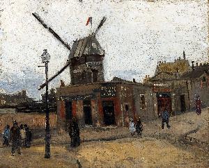 Vincent Van Gogh - Le Moulin de la Galette - (buy oil painting reproductions)