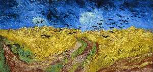 Vincent Van Gogh - Wheatfield with Crows - (buy oil painting reproductions)