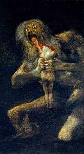 Francisco De Goya - Saturn Devouring His Son - (buy paintings reproductions)