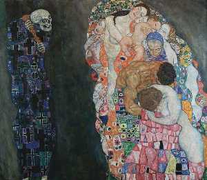 Gustave Klimt - Death and Life - (own a famous paintings reproduction)