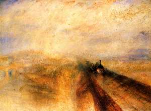 William Turner - Rain Steam and Speed, The Great Western Railway - (own a famous paintings reproduction)