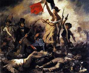 Eugène Delacroix - Liberty Leading the People - (buy oil painting reproductions)