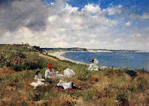 William Merritt Chase - Idle Hours - (Buy fine Art Reproductions)