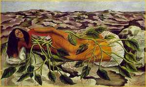 Frida Kahlo - Roots - (buy oil painting reproductions)