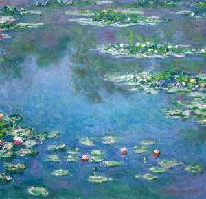 Claude Monet - Water Lilies - (buy paintings reproductions)
