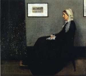 James Abbott Mcneill Whistler - Arrangement in Grey and Black. Portrait of the Painter's Mother - (own a famous paintings reproduction)