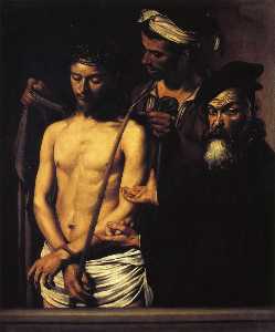 Caravaggio (Michelangelo Merisi) - Ecce Homo - (own a famous paintings reproduction)