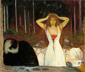 Edvard Munch - Ashes - (own a famous paintings reproduction)