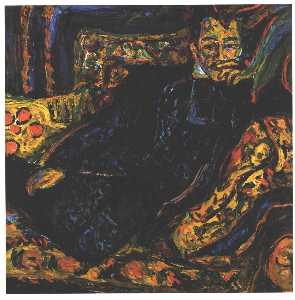 Ernst Ludwig Kirchner - Portrait of Hans Frisch - (buy famous paintings)