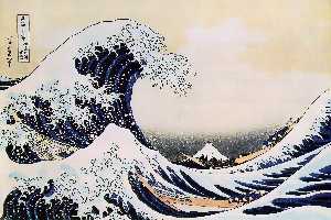 Katsushika Hokusai - The Great Wave off Kanagawa - (Buy fine Art Reproductions)