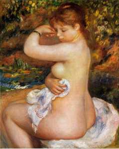 Pierre-Auguste Renoir - After the Bath - (buy paintings reproductions)