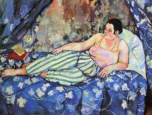 Suzanne Valadon - The Blue Room - (Buy fine Art Reproductions)