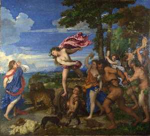 Tiziano Vecellio (Titian) - Bacchus and Ariadne - (own a famous paintings reproduction)