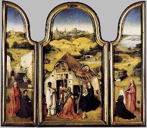 Hieronymus Bosch - Triptych of the Adoration of the Magi - (buy oil painting reproductions)