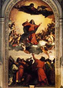 Tiziano Vecellio (Titian) - Assumption of the Virgin - (buy paintings reproductions)