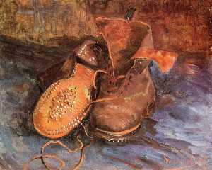 Vincent Van Gogh - A Pair of Shoes - (buy paintings reproductions)