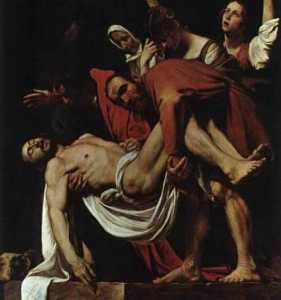 Caravaggio (Michelangelo Merisi) - The Entombment of Christ - (buy paintings reproductions)