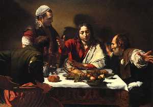 Caravaggio (Michelangelo Merisi) - The Supper at Emmaus - (Buy fine Art Reproductions)
