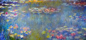 Claude Monet - le bassin aux nympheas - reflets verts - (buy paintings reproductions)