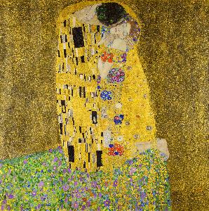 Gustave Klimt - The kiss - (buy famous paintings)