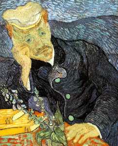 Vincent Van Gogh - Portrait of Dr. Gachet, Private - (buy famous paintings)