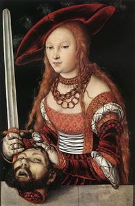 Lucas Cranach The Elder - Judith with the head of Holofernes - (buy paintings reproductions)