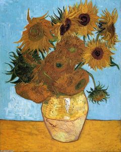 Vincent Van Gogh - Sunflowers - (own a famous paintings reproduction)