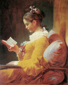 Jean-Honoré Fragonard - Young girl reading - (Buy fine Art Reproductions)